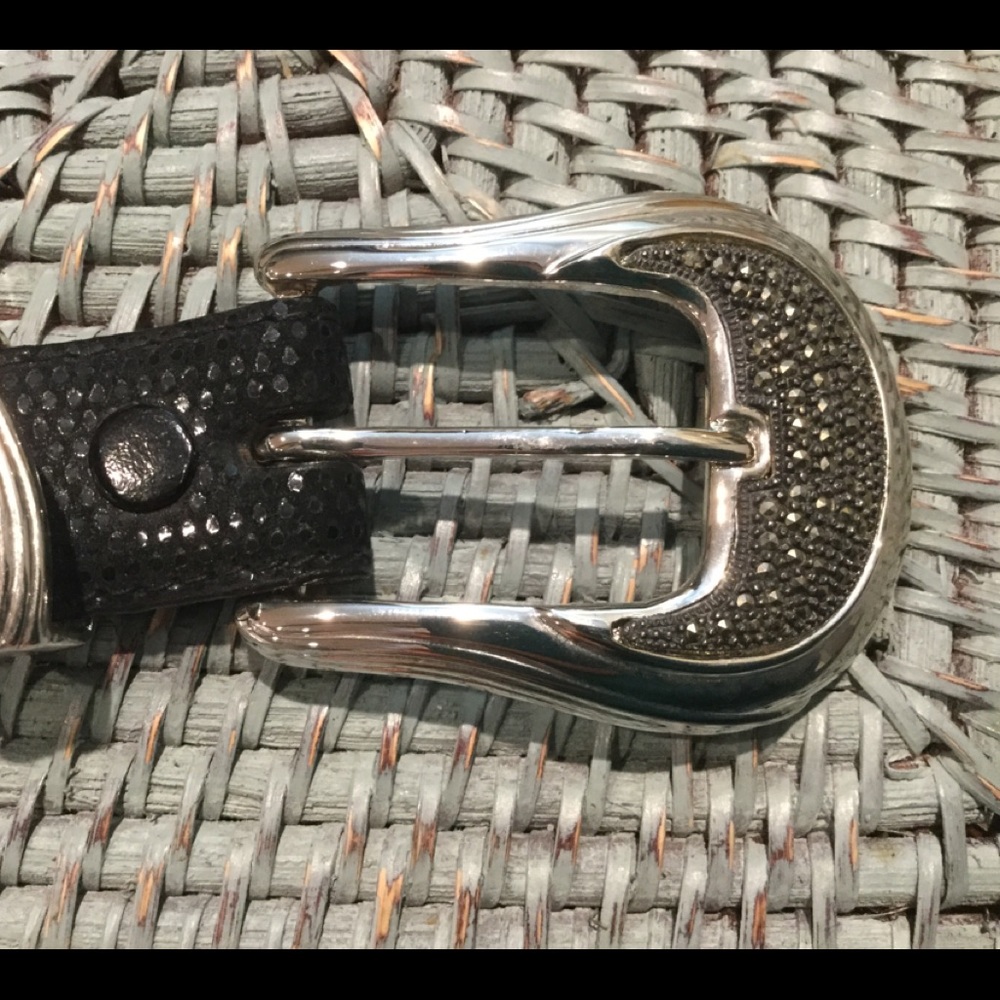 JUDITH JACK MARCASITE SUEDE Belt